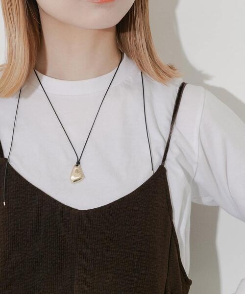 セール】ニュアンスメタルトップコードネックレス（ネックレス