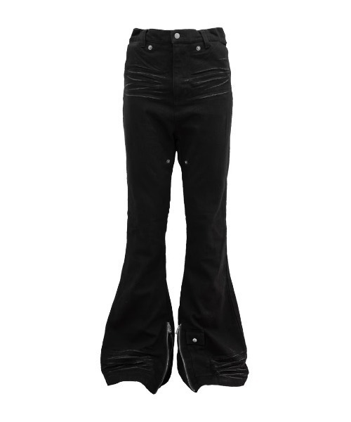 Rosen Kreuz】SIDE BELT DOCKING FLARE PANTS / 【ローゼンクロイツ