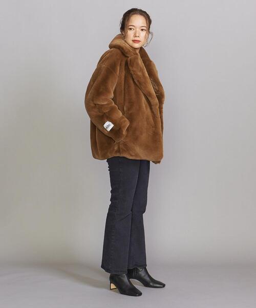 jakke（ジャッキー）の「【別注】＜jakke＞RITA フェイクファー コート