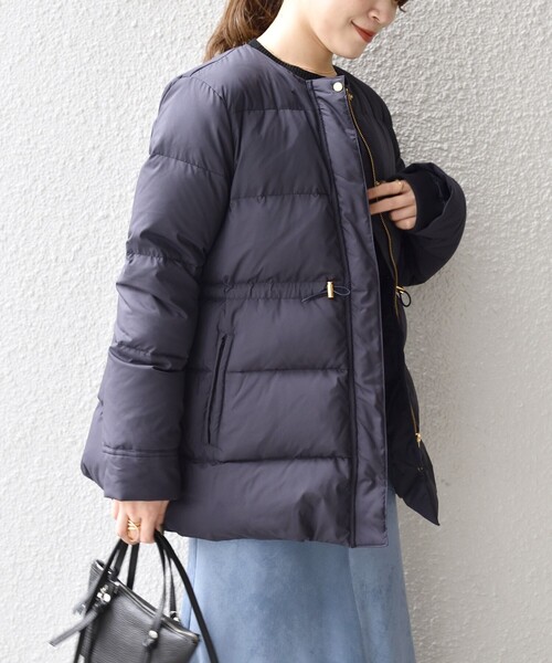 SHIPS（シップス）の「*〈撥水加工〉ドロストダウン◇（ダウン