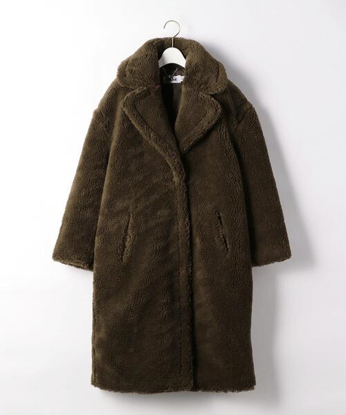 jakke（ジャッキー）の「jakke（ジャッキー）ボア ロングコート