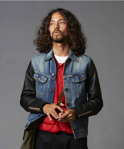 HYSTERIC GLAMOUR（ヒステリックグラマー）の「SP加工デニム レザー