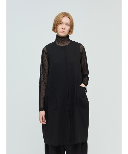 mizuiro ind フロントフライコクーンジレ（ベスト）｜mizuiroind