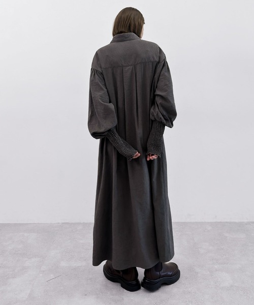 MODE NORM CORE] マトンスリーブマキシワンピース（ワンピース）｜niko