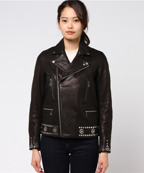 HYSTERIC GLAMOUR（ヒステリックグラマー）の「ゴートレザー スタッズ