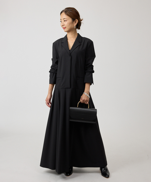 セール】TRストレッチタックワンピース（ワンピース）｜VERMEIL par