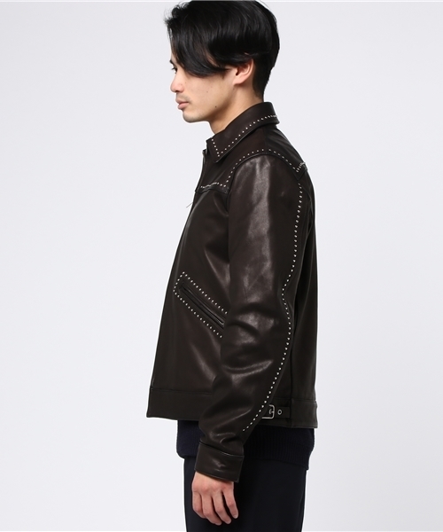 HYSTERIC GLAMOUR（ヒステリックグラマー）の「ゴートレザースタッズ付