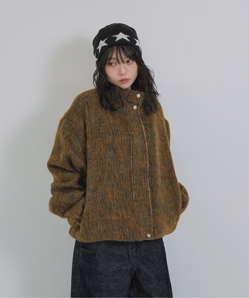 enewd nina mohair wool blouson ファージャケット 大人気のアウターが