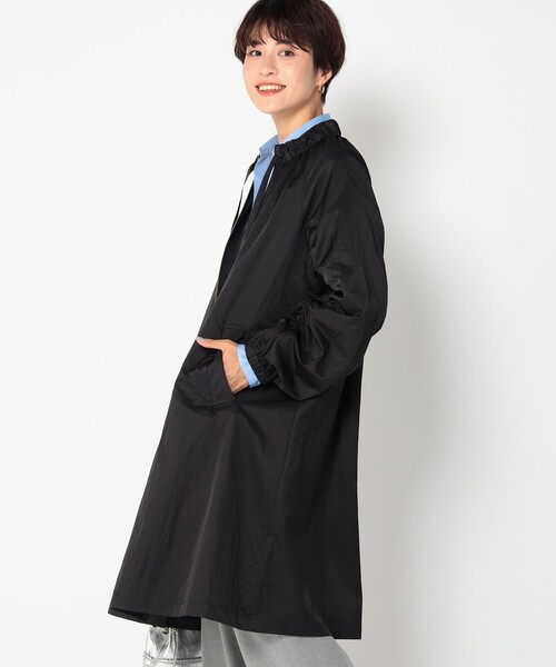 セール】◇【WEB限定】ナイロンヴィンテージギャザーコート（その他