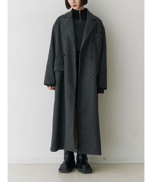 セール】ダブルブレストロングコート（チェスターコート）｜jouetie