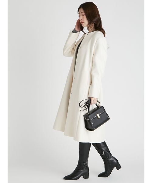 リュタン】ビジュースタッズポシェット（M）（ショルダーバッグ