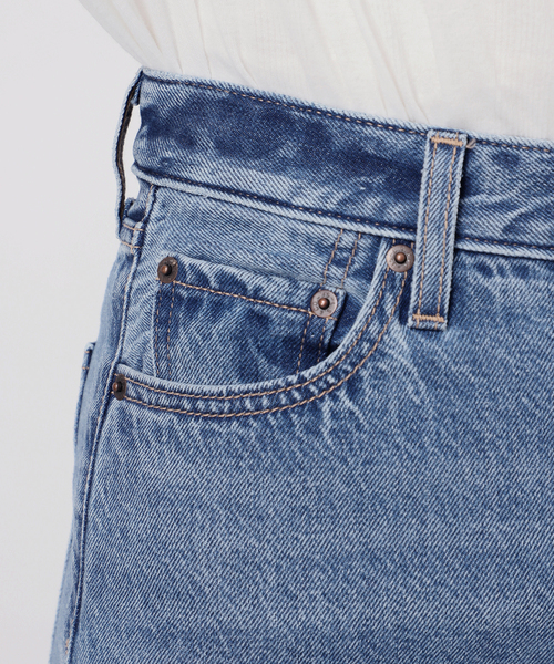 26SS新作］別注【LEVI'S】RIBCAGE WIDE LEG：デニム