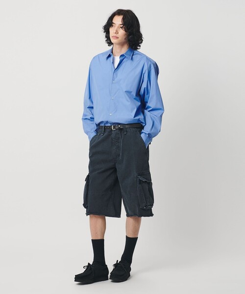 H＞ザ ユージュアル バルーンレギュラーカラーシャツ（シャツ/ブラウス