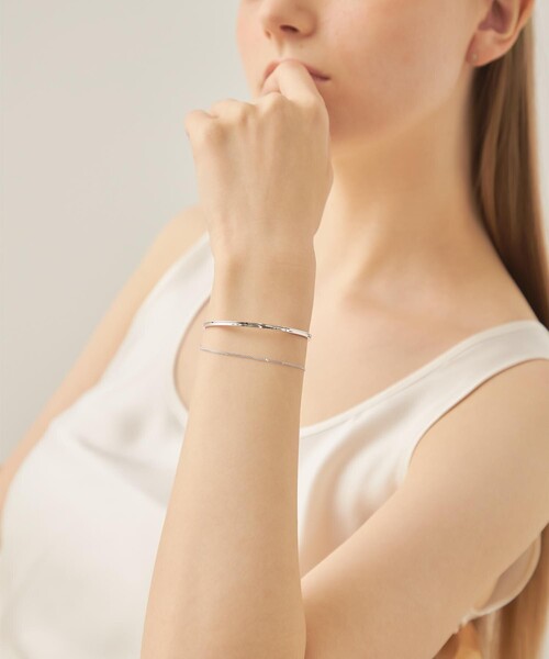 ete（エテ）の「○レイヤード チェーン バングル S（バングル/リスト