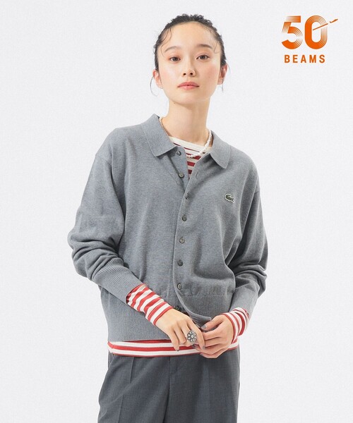 別注】LACOSTE / ポロ カーディガン（カーディガン/ボレロ）｜LACOSTE