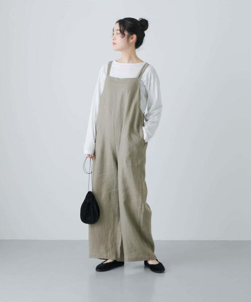 ひる ／kagure／かぐれ・サロペット かぐれリネンサロペット