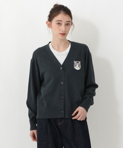 オンラインストア・一部店舗限定】刺繍カーディガン/Cat's NapTime