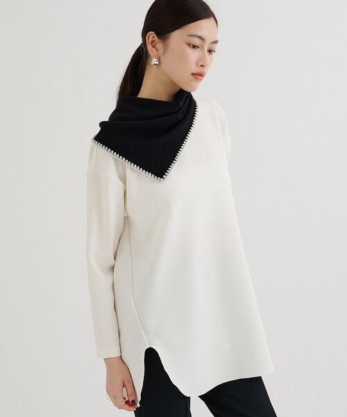 Whim Gazette（ウィムガゼット）の「刺繍ジョーゼットプルオーバー