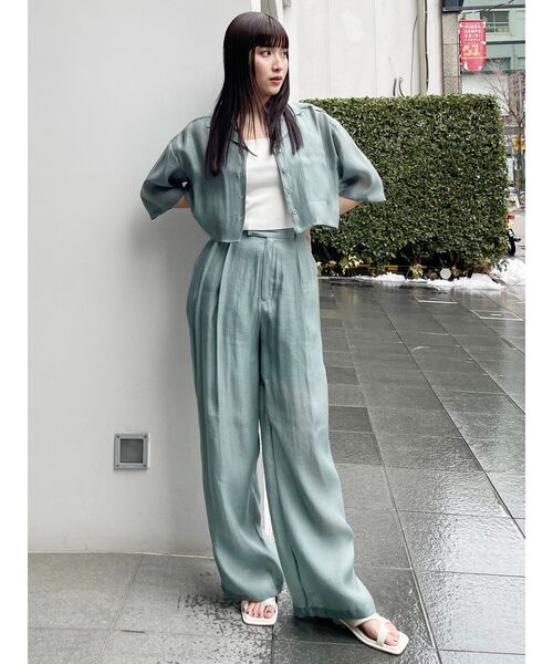 MURUA（ムルーア）の「【セット販売】シアーシャツ&シアーパンツセット