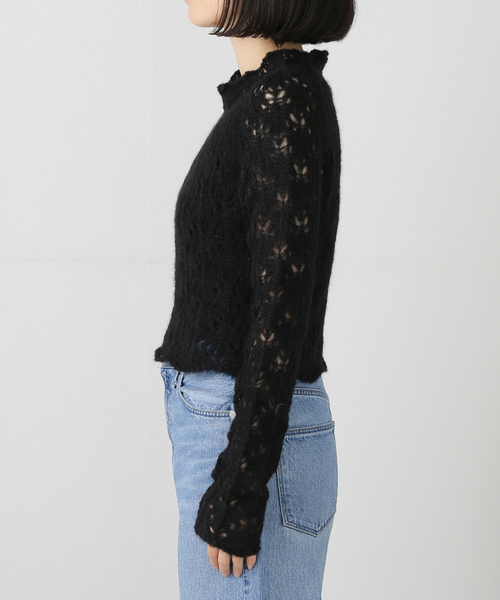 セール】【AYNI/アイニ】シアークロップドニット（ニット/セーター