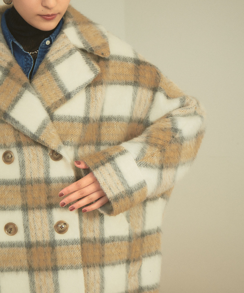 TICCA（ティッカ）の「TICCA 別注チェックコート（チェスターコート