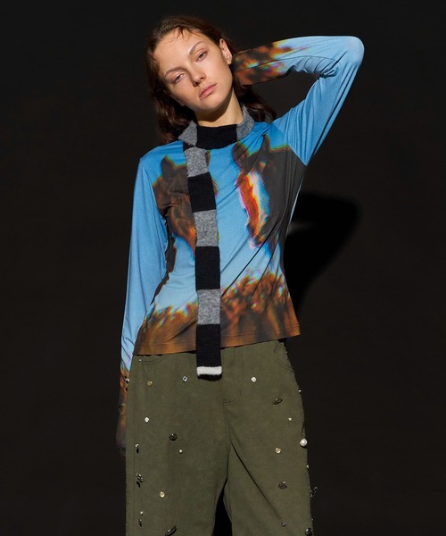 Twin Horse Skin Top/ツインホーススキントップ（Tシャツ/カットソー