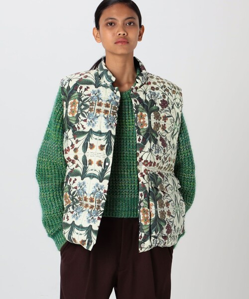 caban（キャバン）の「CABaN コットン PALERMOプリントダウンベスト