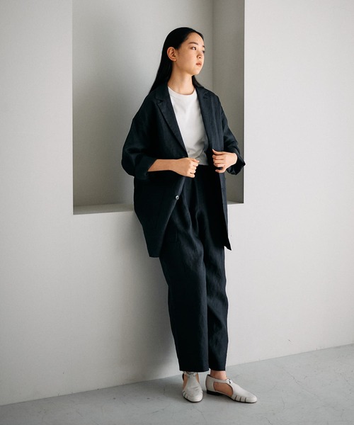 かぐれ（カグレ）の「リネンテーラードジャケット（テーラード