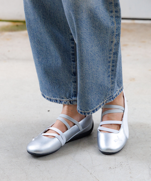 PUMA/プーマ 】スピードキャット バレエ メタリック スニーカー