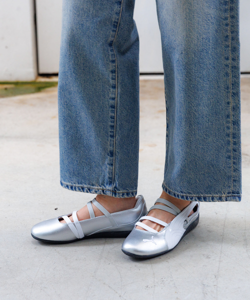 PUMA/プーマ 】スピードキャット バレエ メタリック スニーカー