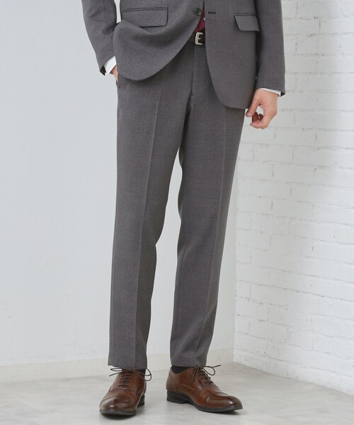 セール】【セットアップ可/防シワ/洗濯機OK】AVANT WOOLYグレン