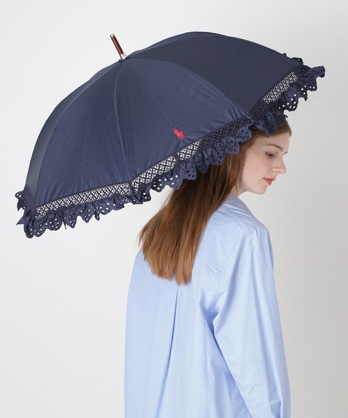 遮光 晴雨兼用日傘 長傘 エンブフリル（長傘）｜POLO RALPH LAUREN