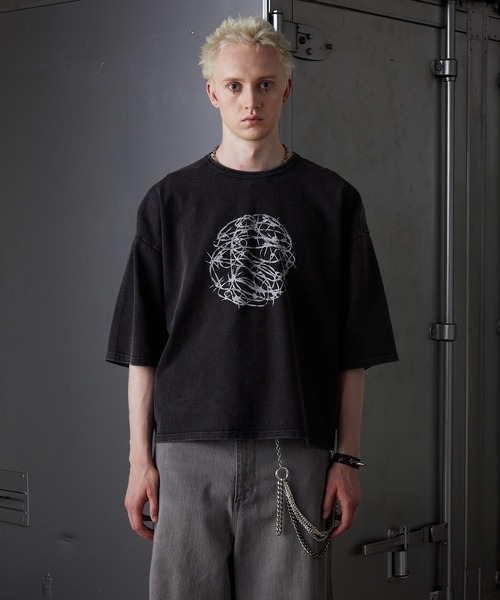 GRANCY】Graphic Design Reversible T-shirt / グラフィックデザイン