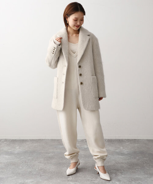 SLOBE IENA（スローブイエナ）の「シャギージャケットコート（その他