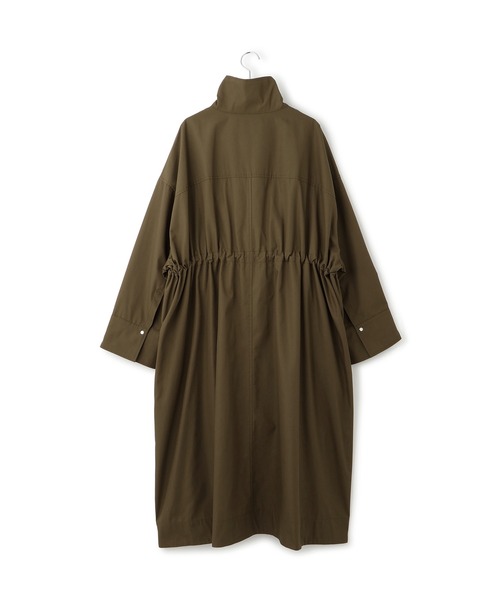 WEB限定】・【サステナブル】スタンドカラーロングモッズコート