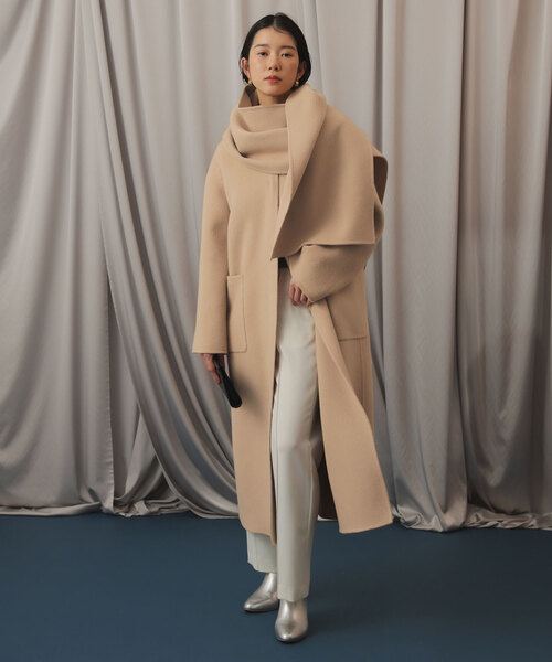 SLOBE IENA（スローブイエナ）の「habiストールノーカラーコート（ノー