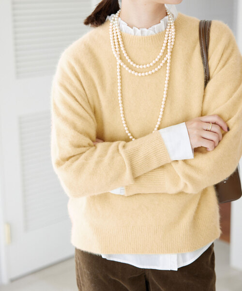 SLOBE IENA（スローブイエナ）の「フォックスウールカシミヤプル