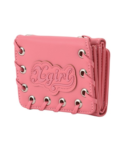 セール】FAUX LEATHER PATCH WALLET（財布）｜X-girl（エックスガール