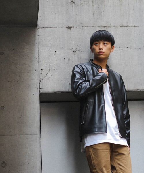 BEAMS HEART（ビームスハート）の「リアルレザー シングルライダース