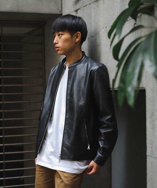 BEAMS HEART（ビームスハート）の「リアルレザー シングルライダース