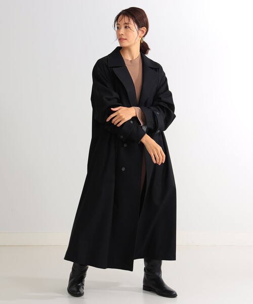 ATON（エイトン）の「ATON / メリノ カレッジ フランネルレール コート