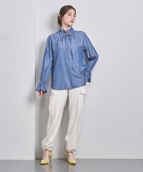 UNITED ARROWS（ユナイテッドアローズ）の「シャンブレー フリルカラー