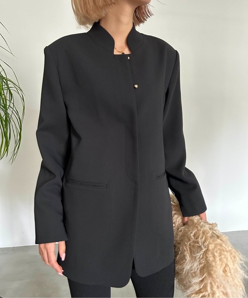 Ameri（アメリ）の「TWILL JACKET LIKE TOP（シャツ/ブラウス）」 - WEAR