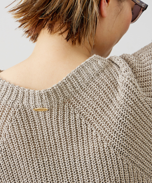 ドゥーズィエムクラス Lily Linen アゼ プルオーバー リネン シルク