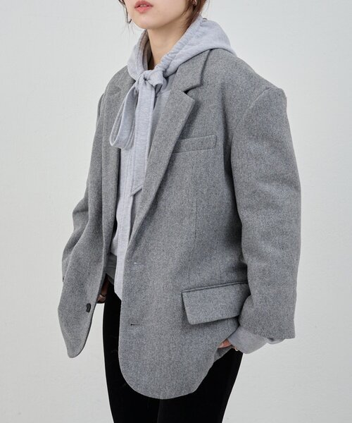 セール】ウールBIGテーラードジャコット（その他アウター）｜SHENERY