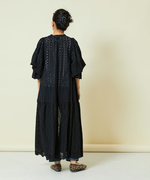 Freada（フリーダ）の「Freada/フリーダ シフリ刺繍前開き ティアード