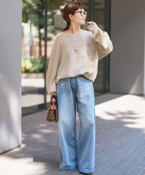 ニュアンスコクーンシルエットニット（ニット/セーター）｜Spick