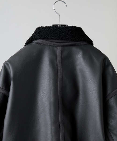 CLEL】4way Reversible Faux Shearling Jacket / 4way リバーシブル