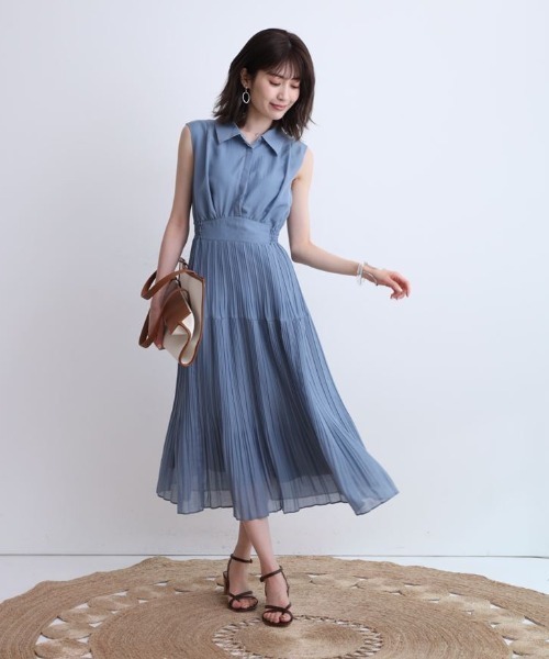 Apuweiser-riche（アプワイザーリッシェ）の「襟付きプリーツ