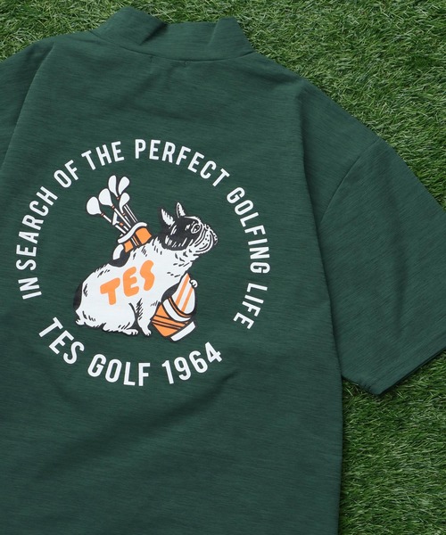 TES GOLF 4WAY STRETCH MOCK NECK / ハイネックTシャツ（Tシャツ